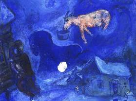 Dans mon pays, Marc Chagall, 1943 - Banca Dati Dia
