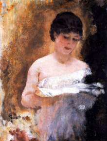 La lettura (La lettera), Giuseppe de Nittis, 1884 - Banca Dati Dia