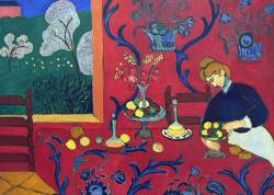 Henri Matisse, La Tovaglia: amonia in rosso, 1909 - Banca Dati Dia