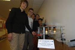 I ragazzi dell'Itis Ferraris di San Giovanni Valdarno, vincitori del concorso