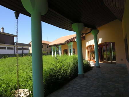 le colonne all'esterno