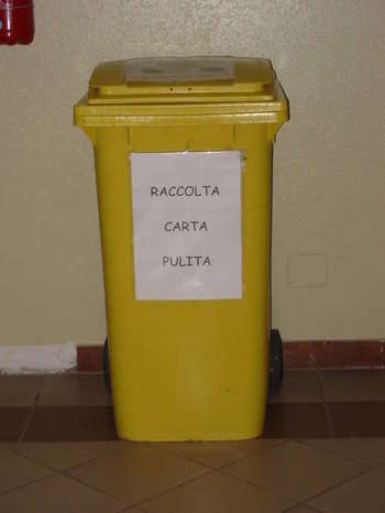 raccoglitore della carta