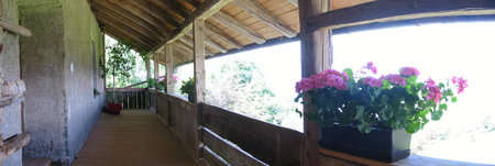 uno scorcio della terrazza