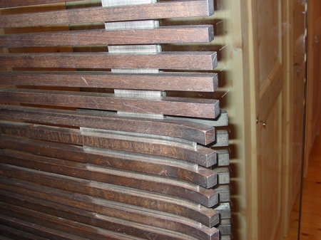 particolare delle lamelle