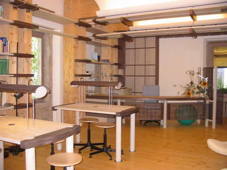 un angolo della biblioteca