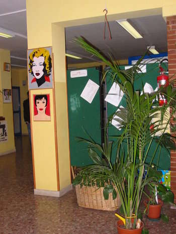 allestimenti nell'atrio