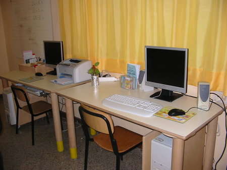 computer in aula