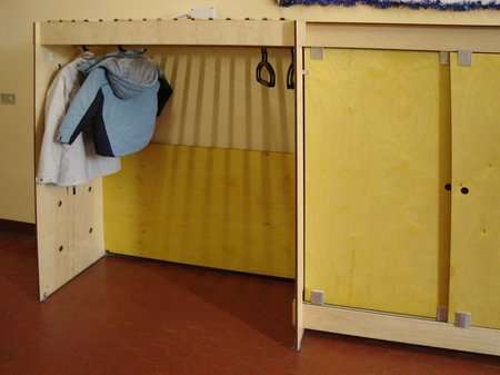 guardaroba in corridoio