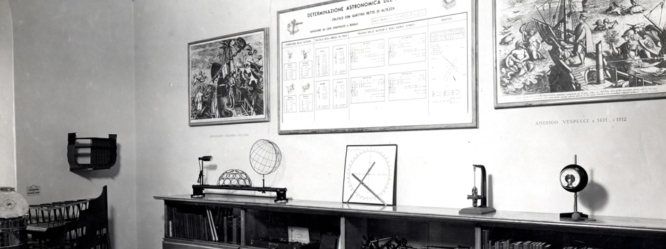 Dettaglio Parete Sala Nautica palazzo INDIRE