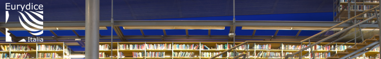 logo eurydice sullo sfondo di una biblioteca